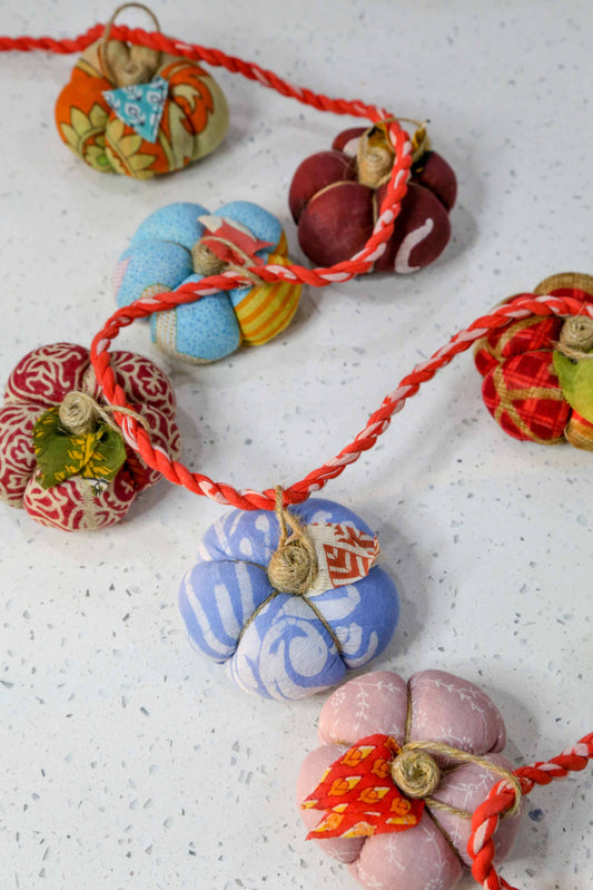 Saree Pumpkin Garland