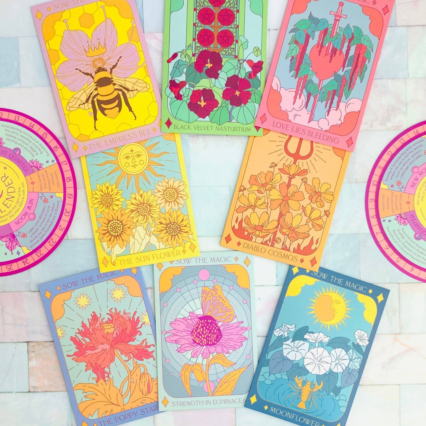 The Poppy Star Tarot Garden
