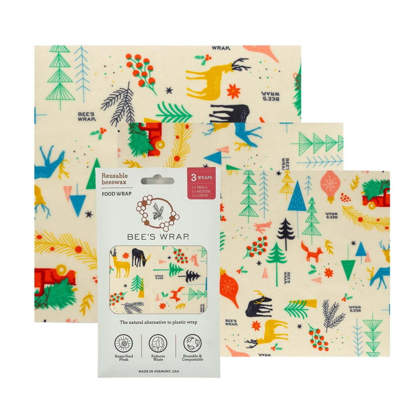 Bee's Wrap, Assorted 3 Pack