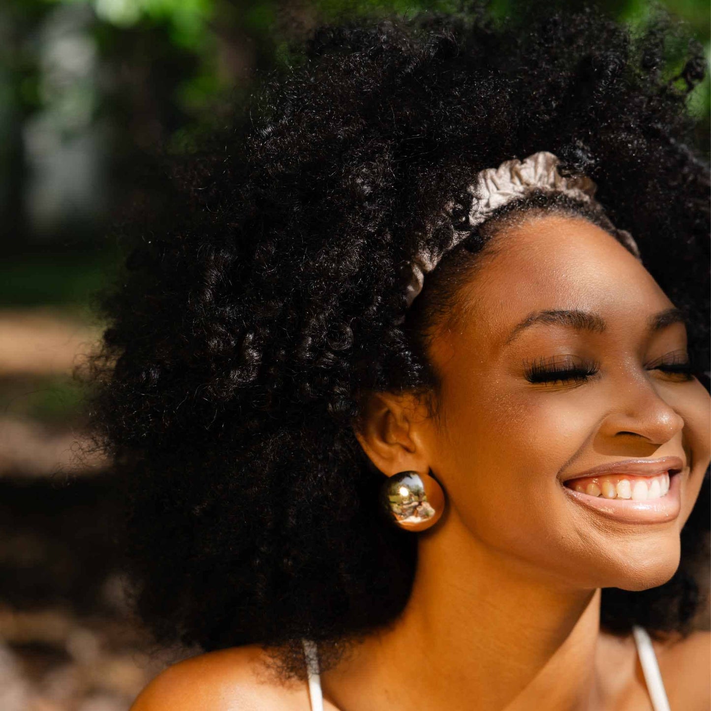 Organic, Plastic-Free Ruched Head Wrap