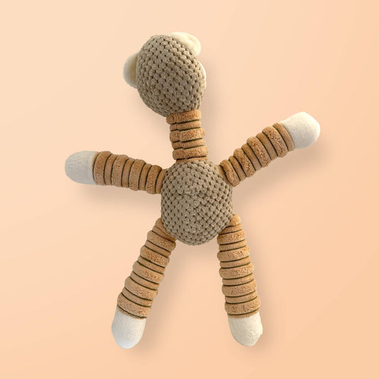 Standing Bear Plush Dog Toy