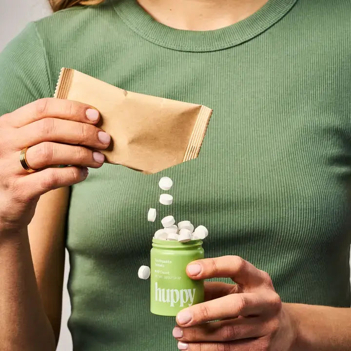 Fluoride-Free, Peppermint Toothpaste Tablets