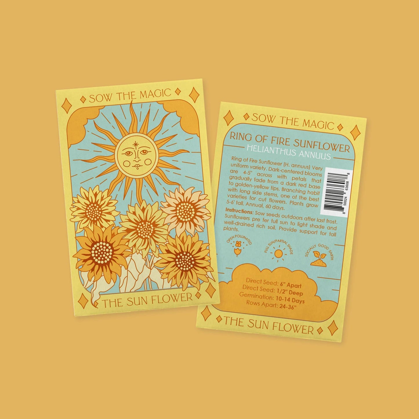 The Sunflower (Ring of Fire) Tarot Garden