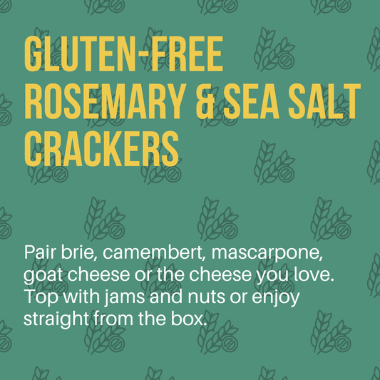 Gluten-free Rosemary & Sea Salt Crackers
