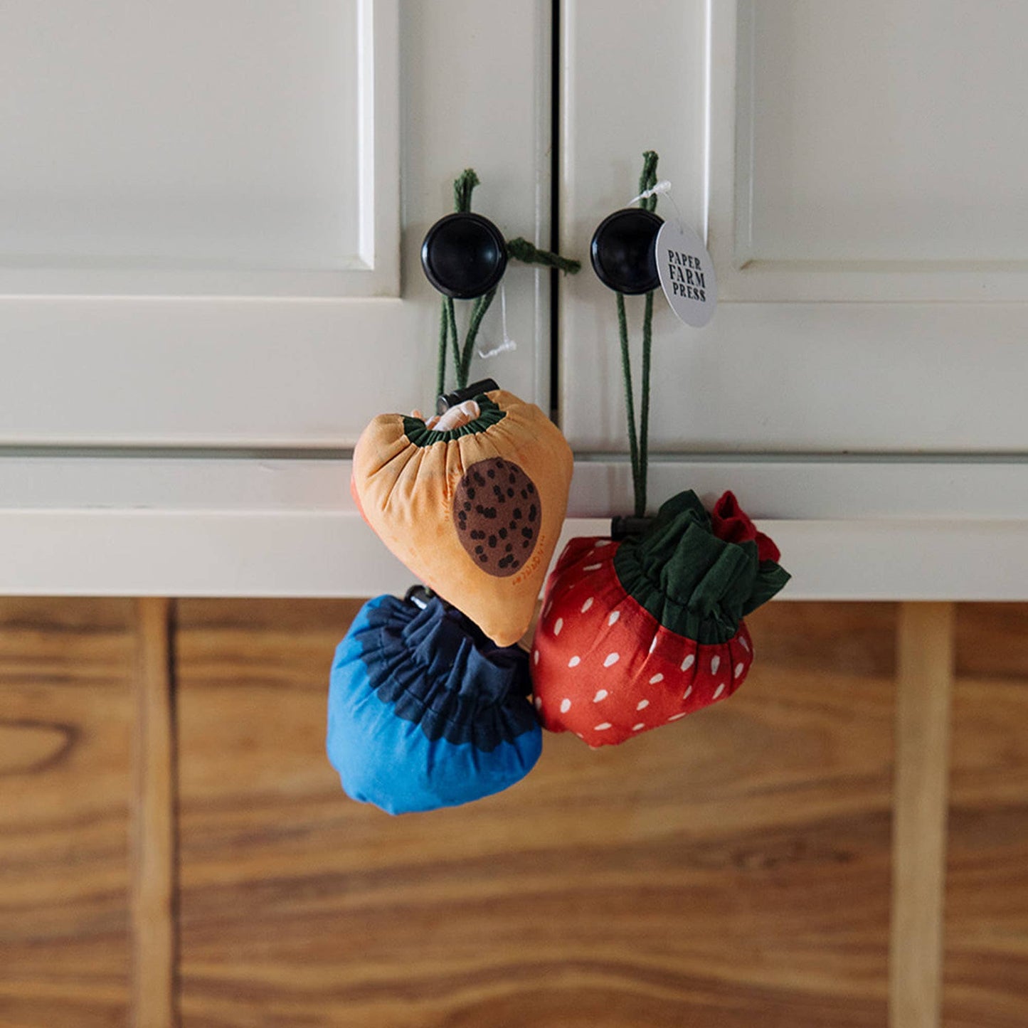 Blueberry Foldable Market Tote Bag