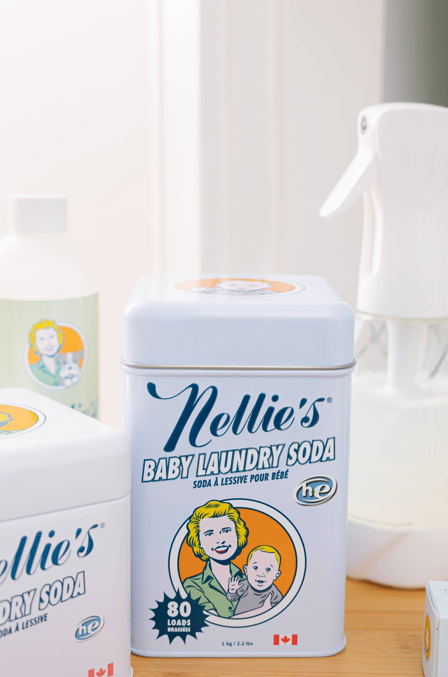 Baby Laundry Soap, 80 Load Tin