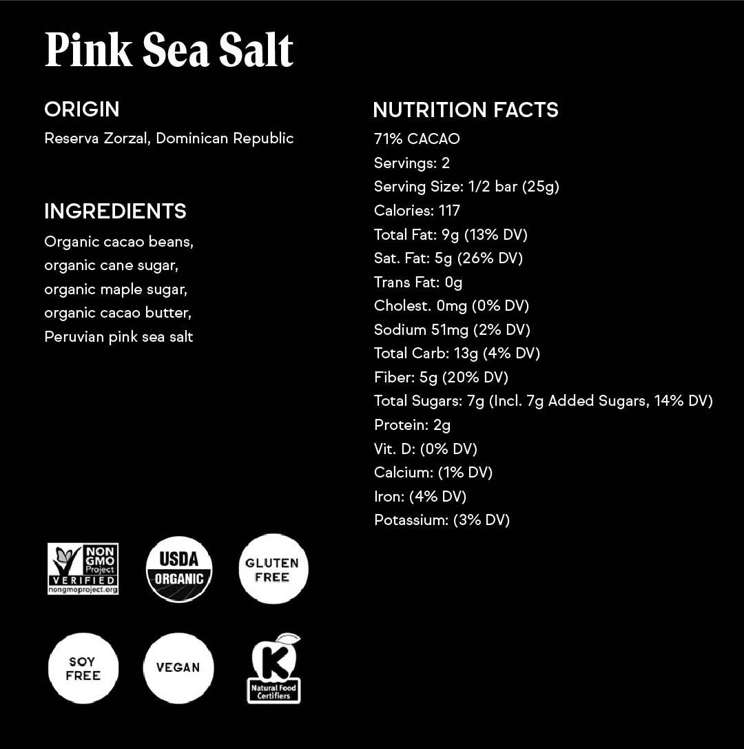 Pink Sea Salt Chocolate