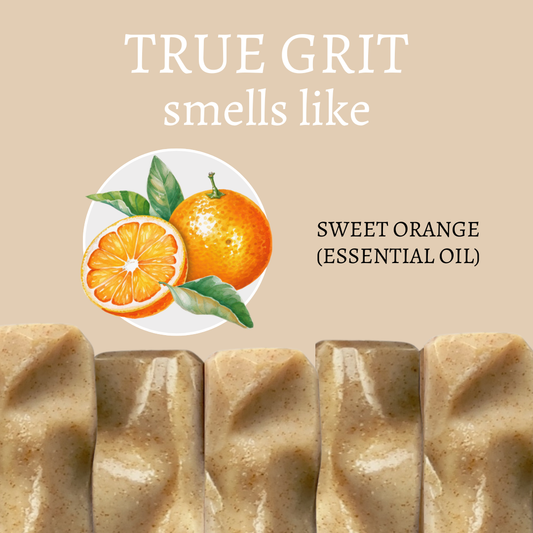 True Grit Handmade Exfoliating Gardner's Soap Bar