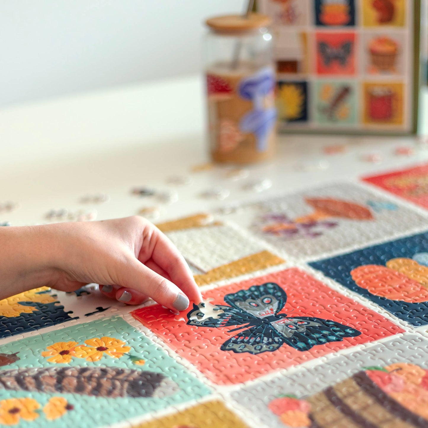 Fall Grid - 1,000 Piece Jigsaw Puzzle