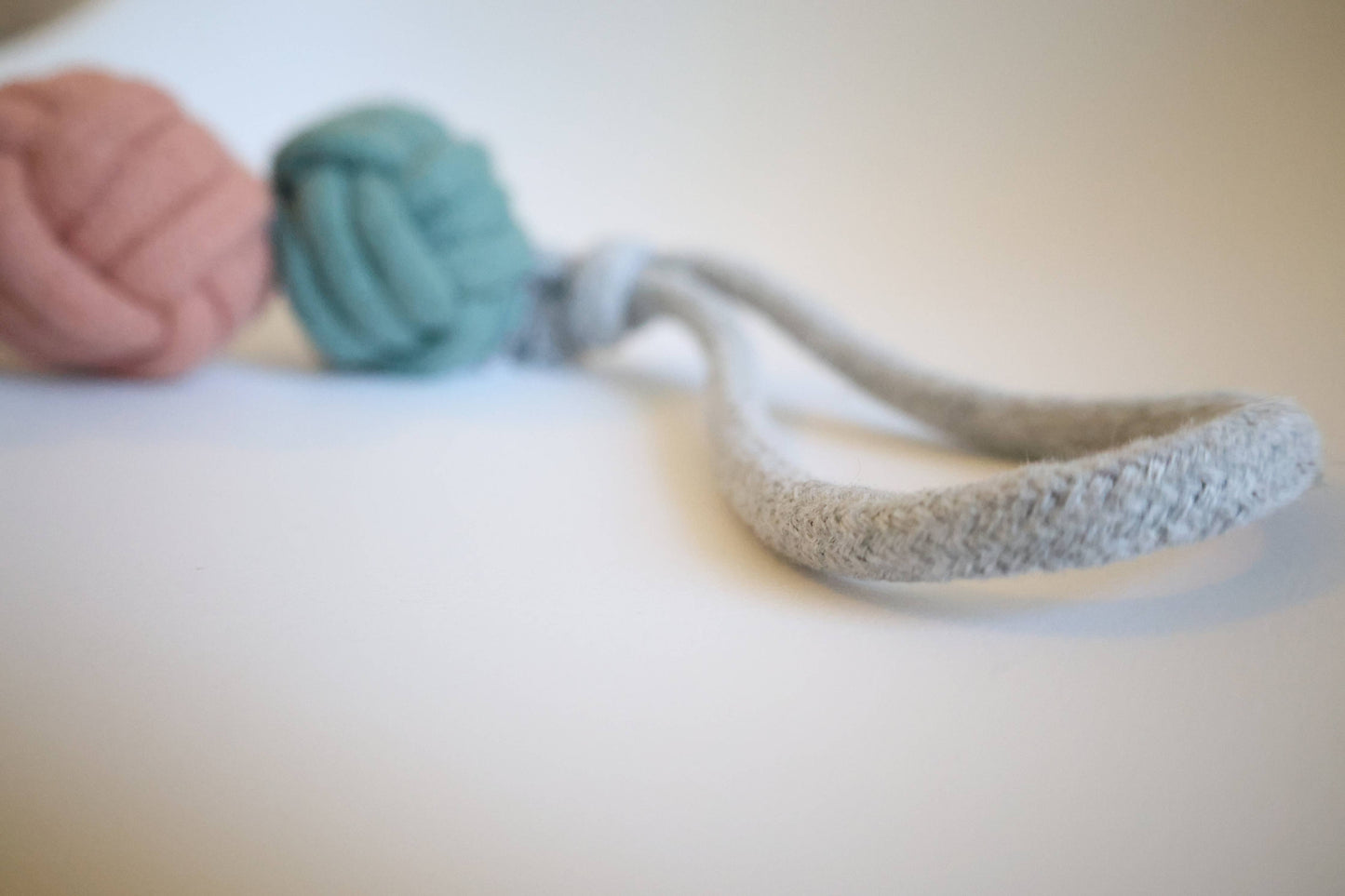 Sustainable Rope Looped Ball Dog Toy
