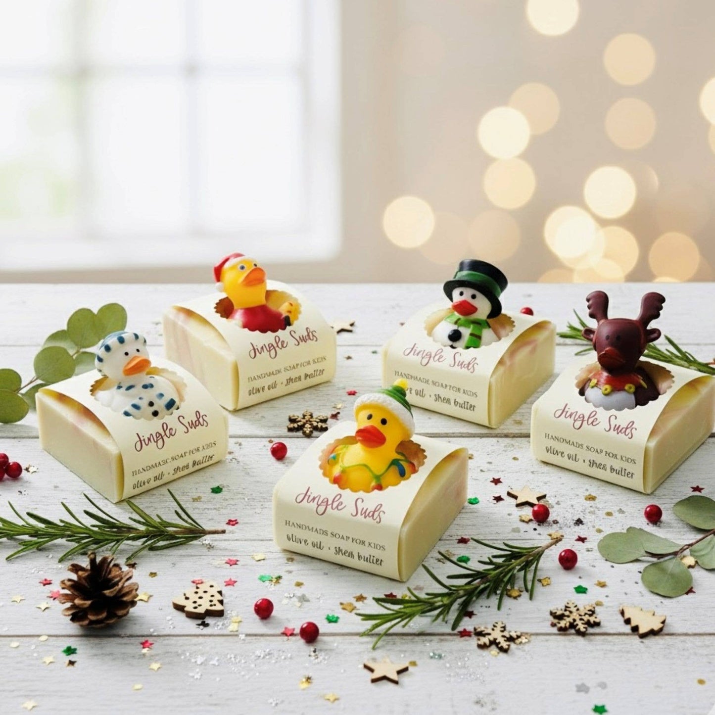 Jingle Suds Holiday Handmade Soap Bar