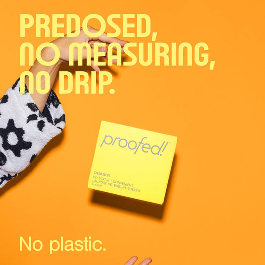 100% Plastic Free Laundry Detergent Sheets