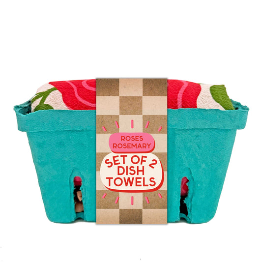 Rose Garden Tea Towel Set