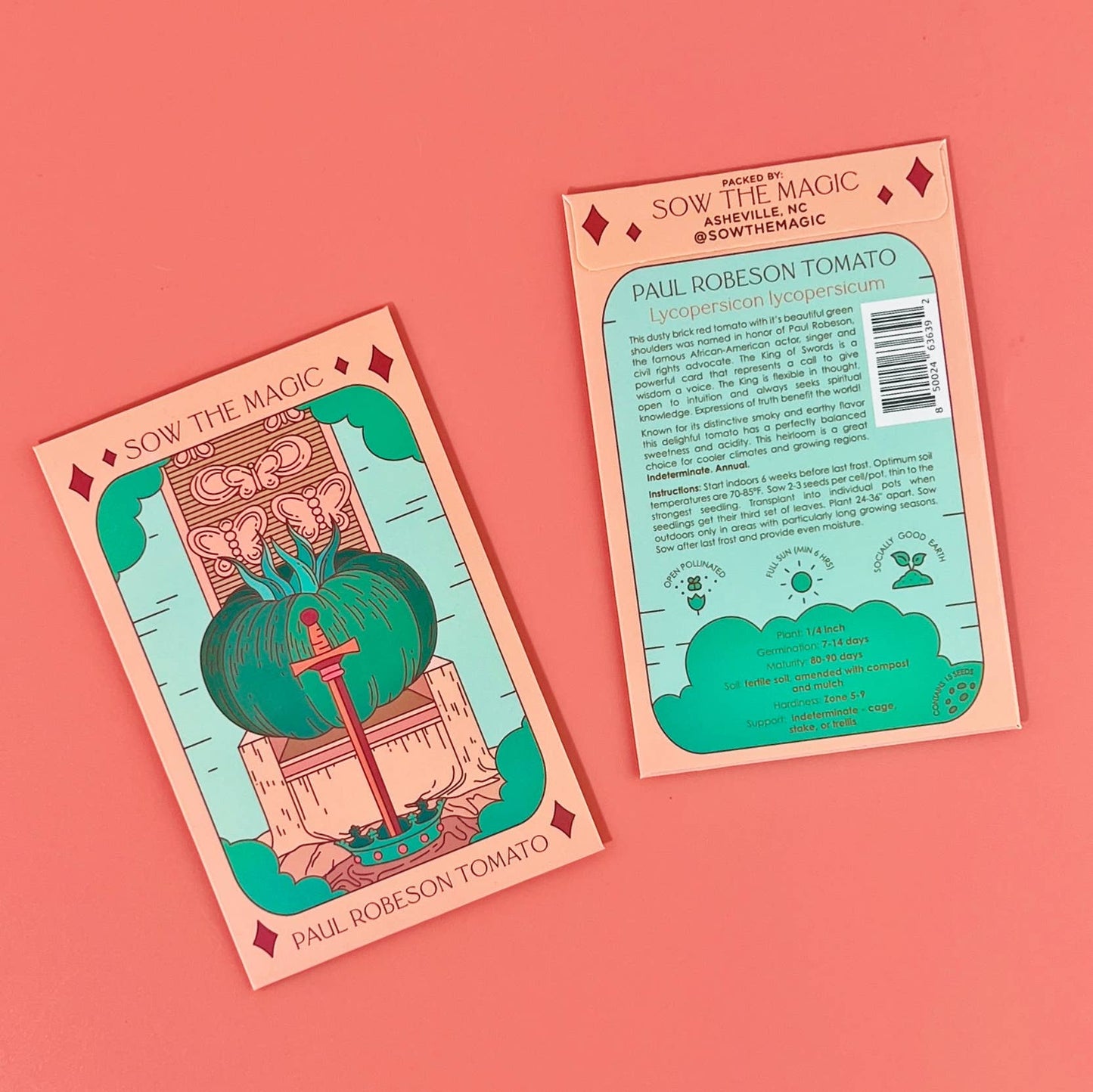 Paul Robeson Tomato Tarot Garden