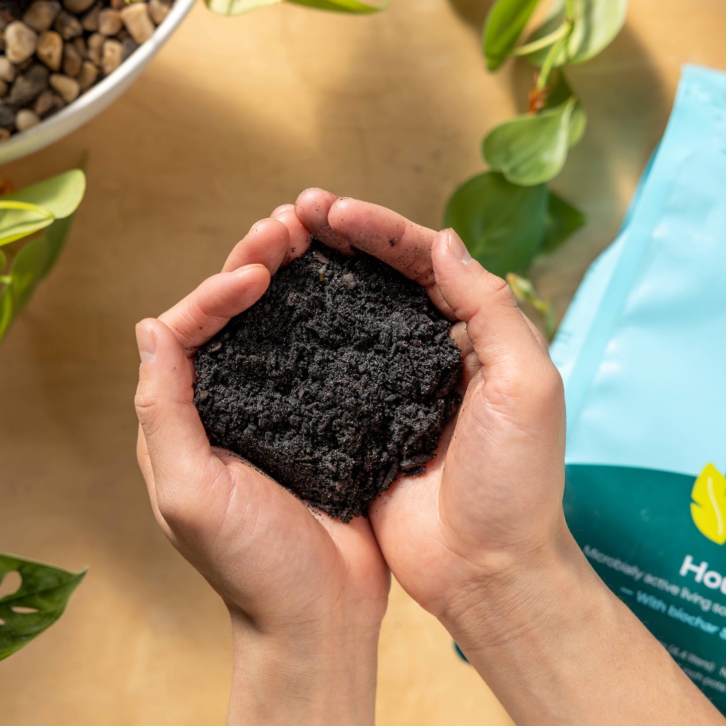 4qt Organic Potting Soil Mix for Houseplant & Herbs