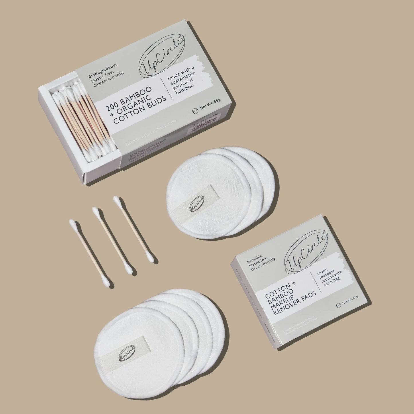 Organic, Plastic Free, Cotton + Bamboo Buds