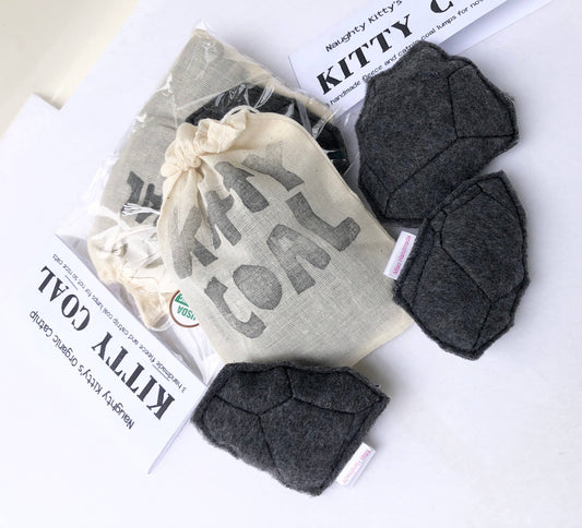 Catnip Kitty Coal in Muslin Bag