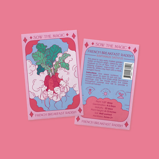 French Breakfast Radish Tarot Garden
