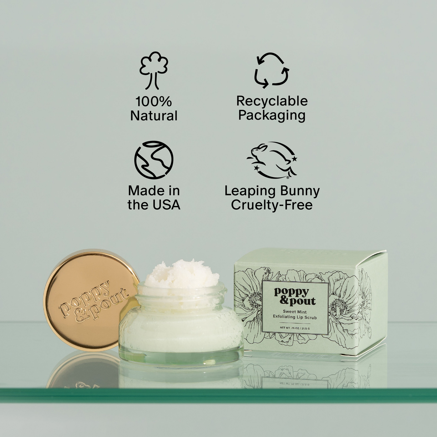 Poppy & Pout Lib Scrub