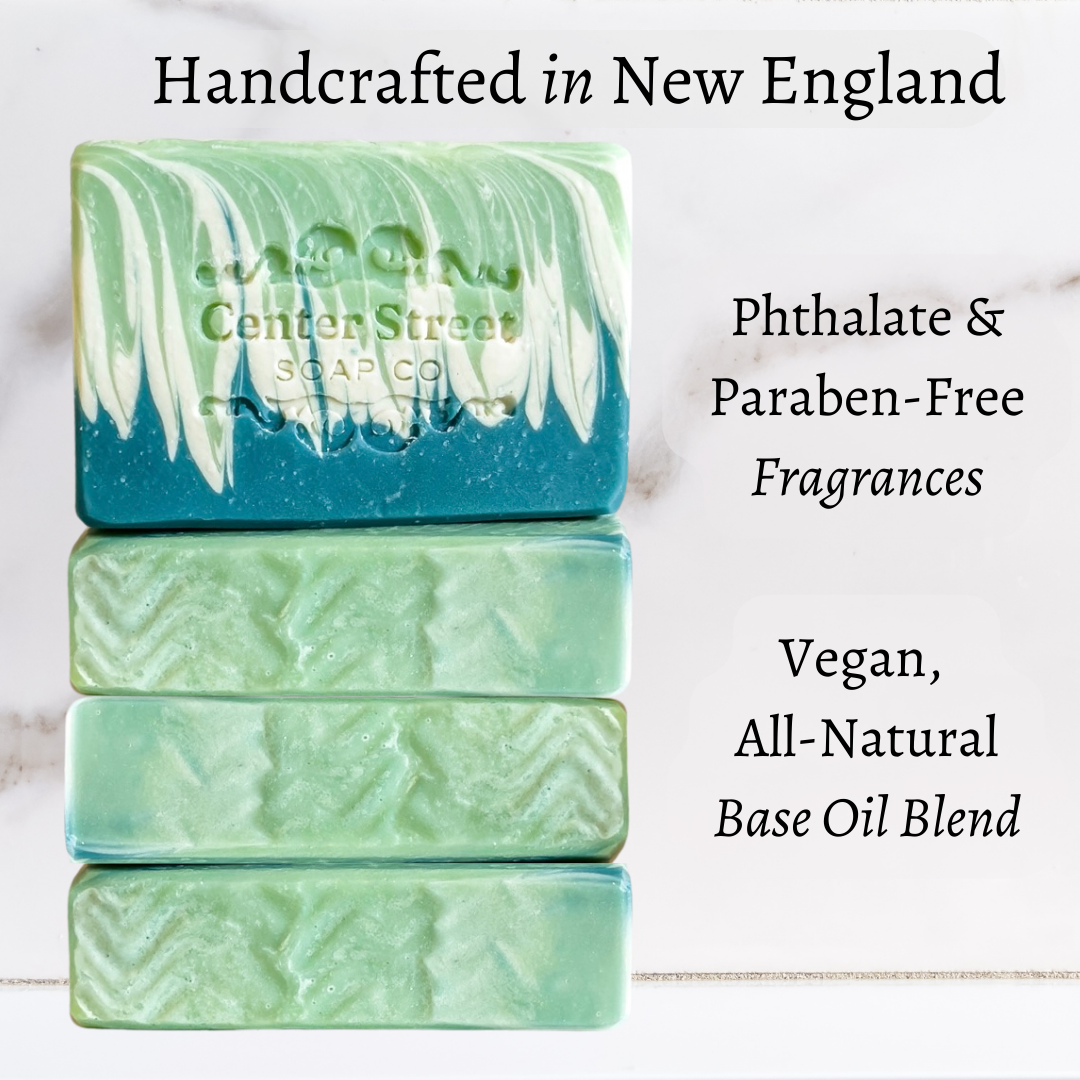 Spearmint + Eucalyptus Vegan Handmade Soap Bar