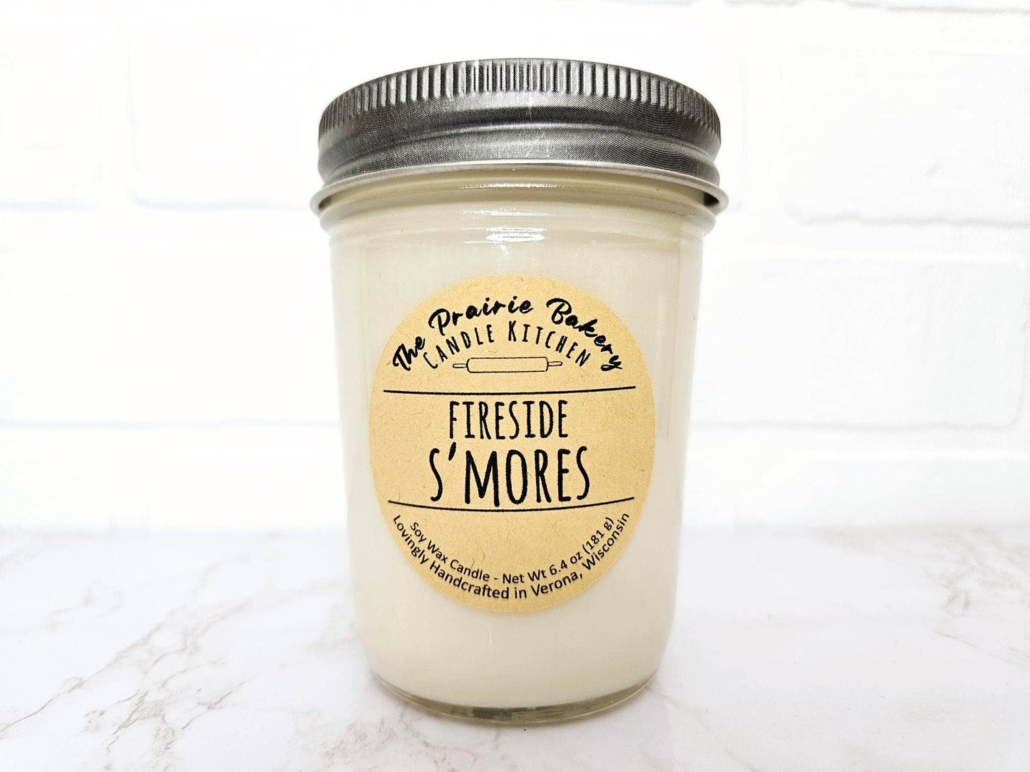 Fireside S'mores Scented Soy Wax Candle