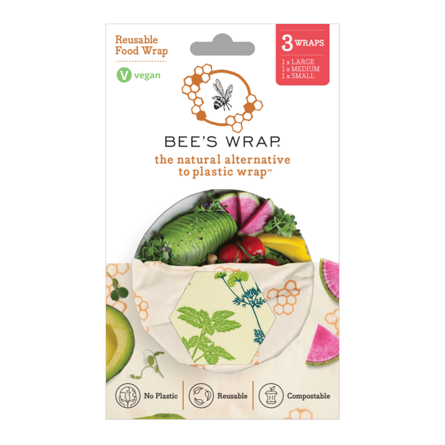 Herb Garden, Plant Based Wax (Assorted 3 Pack)