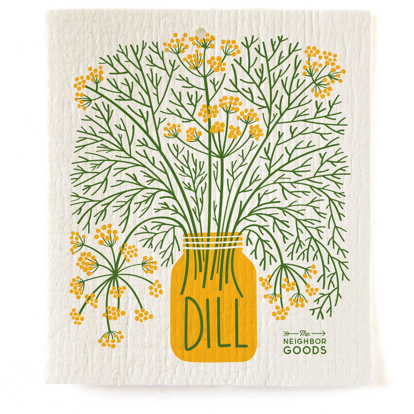Dill, Tea Towel + Sponge Cloth Set