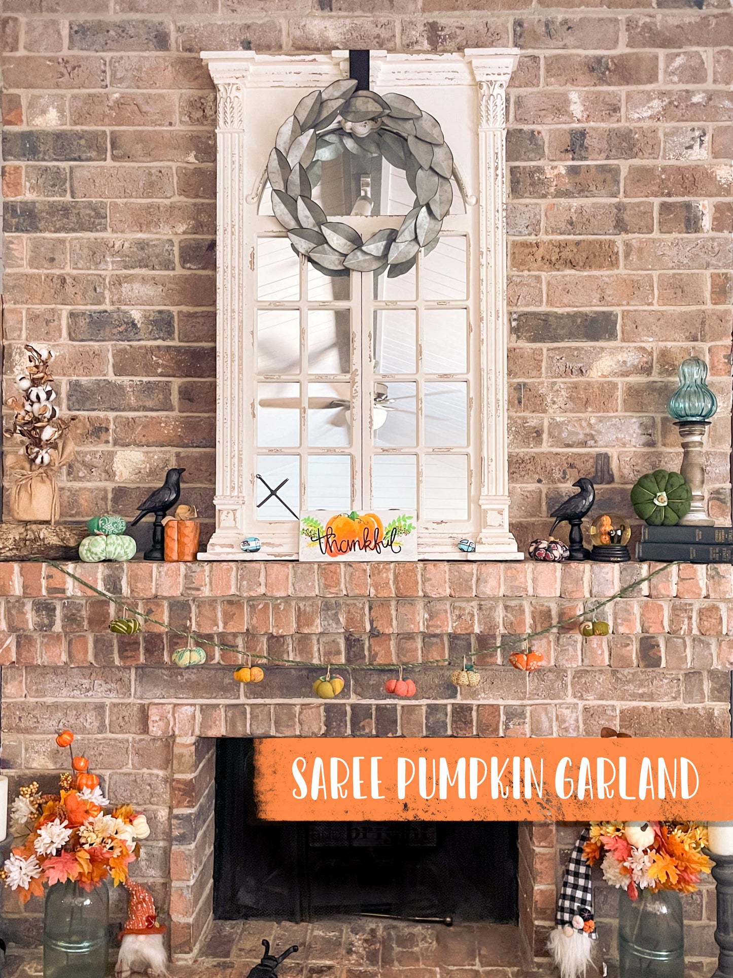 Saree Pumpkin Garland