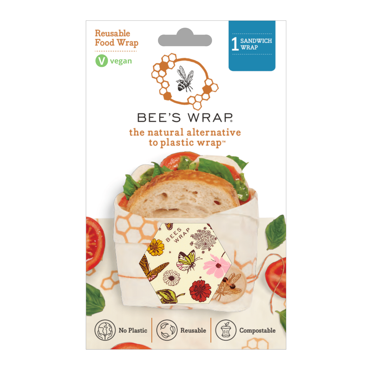 Meadow Magic, Plant Based Wax (Sandwich Wrap)