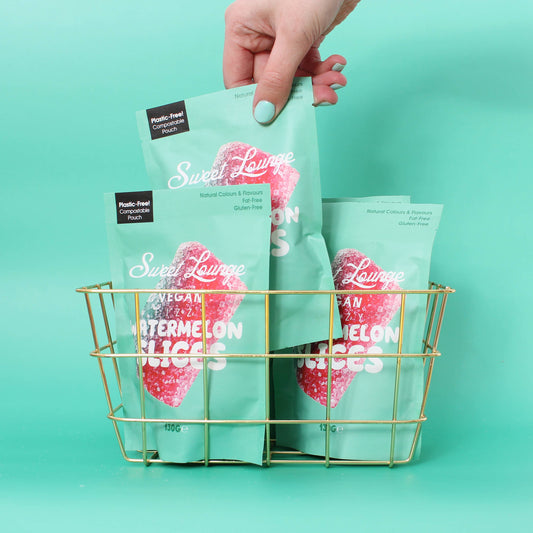 Vegan Fizzy Watermelon Slices