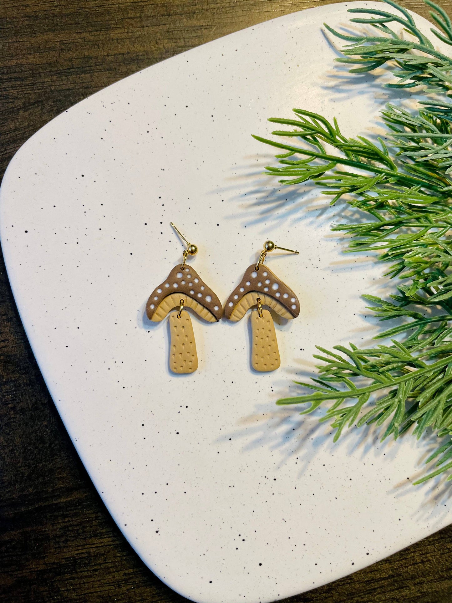 Mushroom Earrings