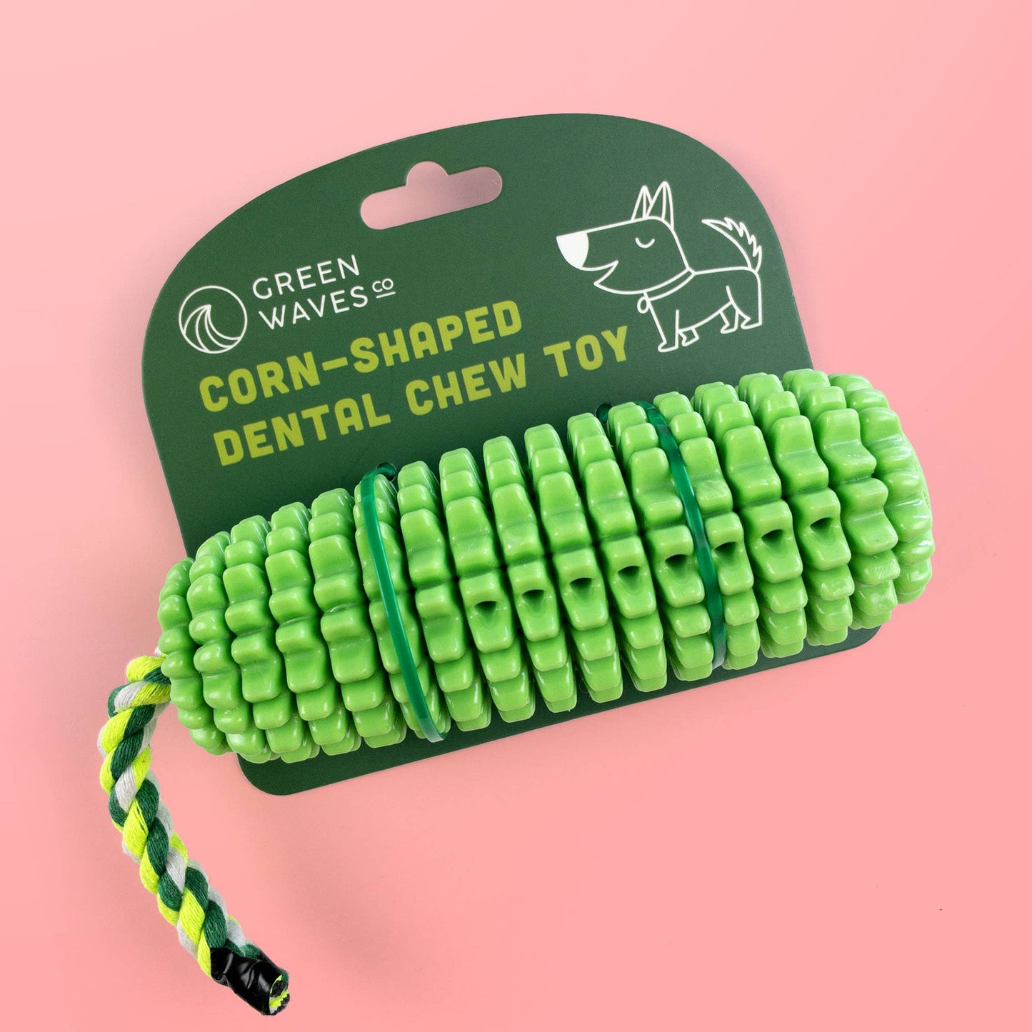 Corn-Shaped Dental Chew Dog Toy