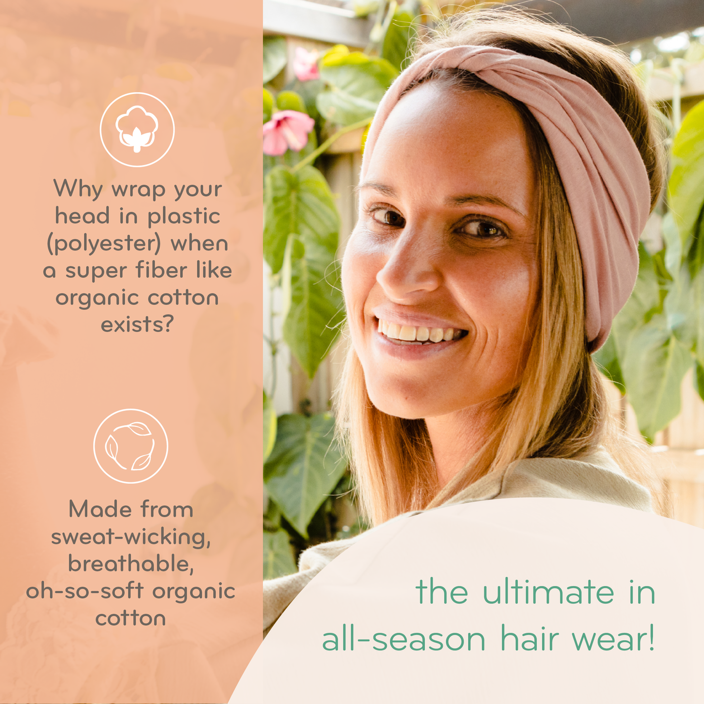 Organic Cotton Twist Headband