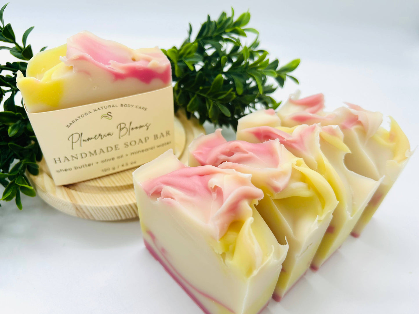Plumeria Blooms Handmade Soap Bar
