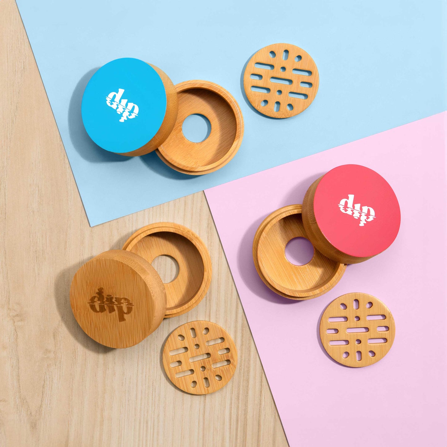 DIP Mini Bamboo Travel Case