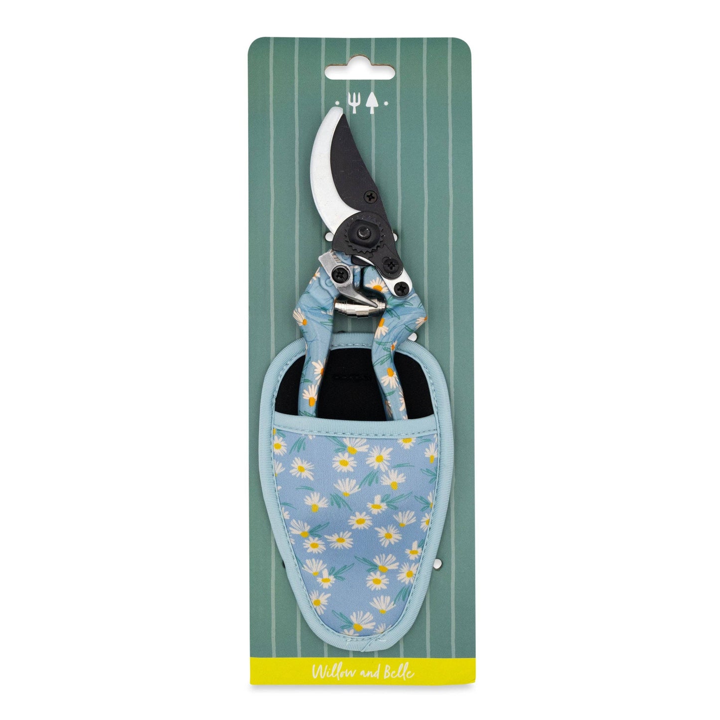 Willow and Belle Daisy Secateurs With Pouch