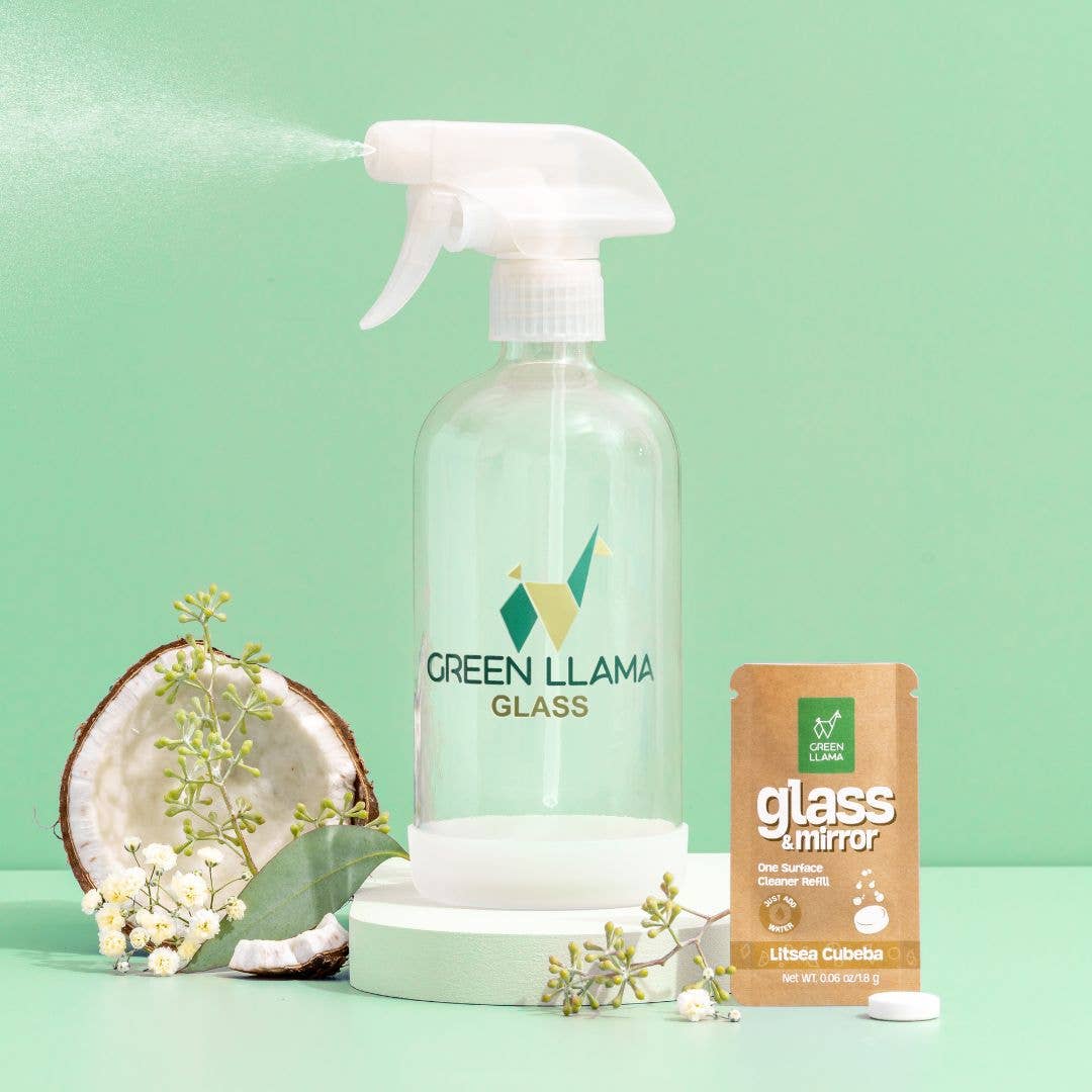 Refillable Glass Cleaning Kit