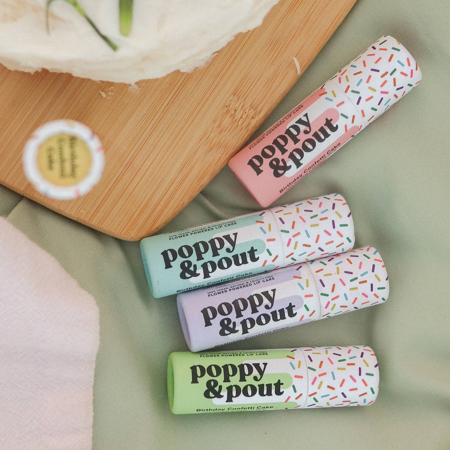 Lip Balm, Birthday Confetti Cake