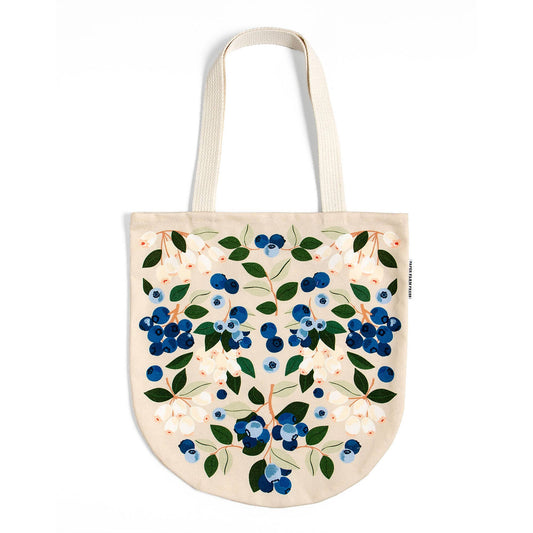 Blueberry Field Canvas Tote Bag