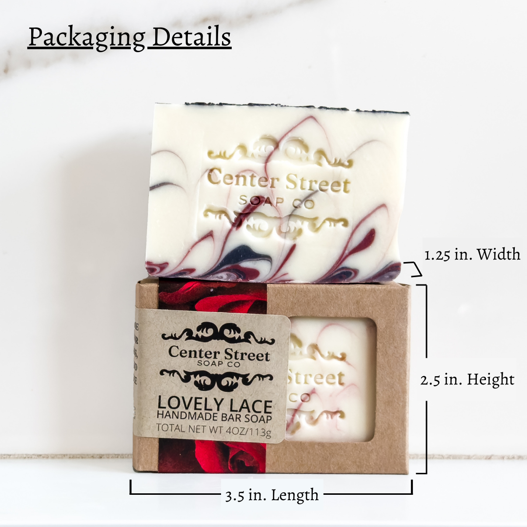 Lovely Lace Vegan Handmade Soap Bar