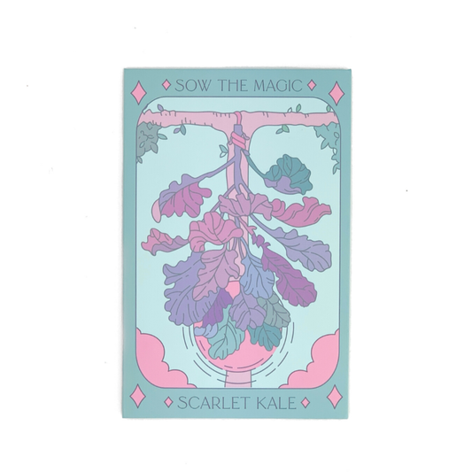Scarlet Kale Tarot Garden