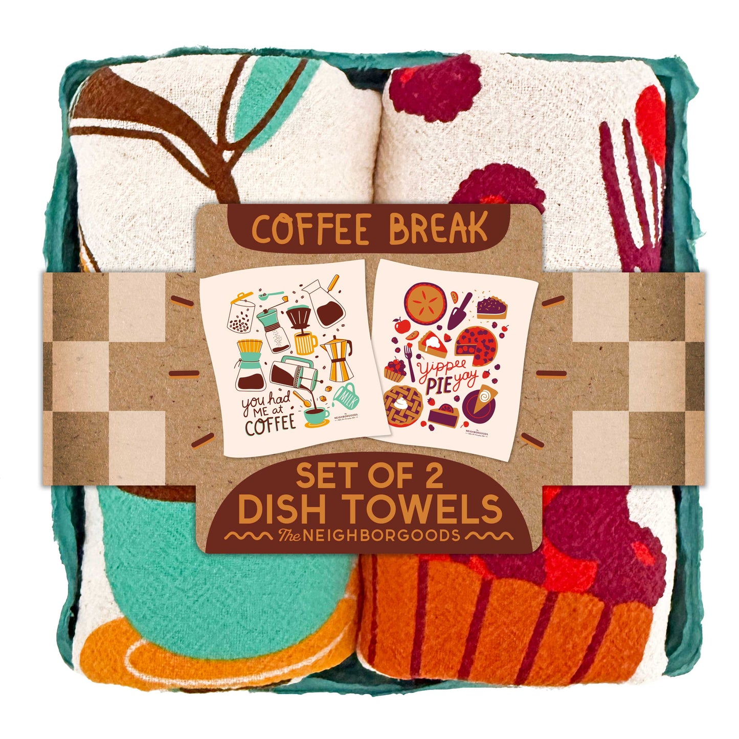 Coffee Break Tea Towel Set
