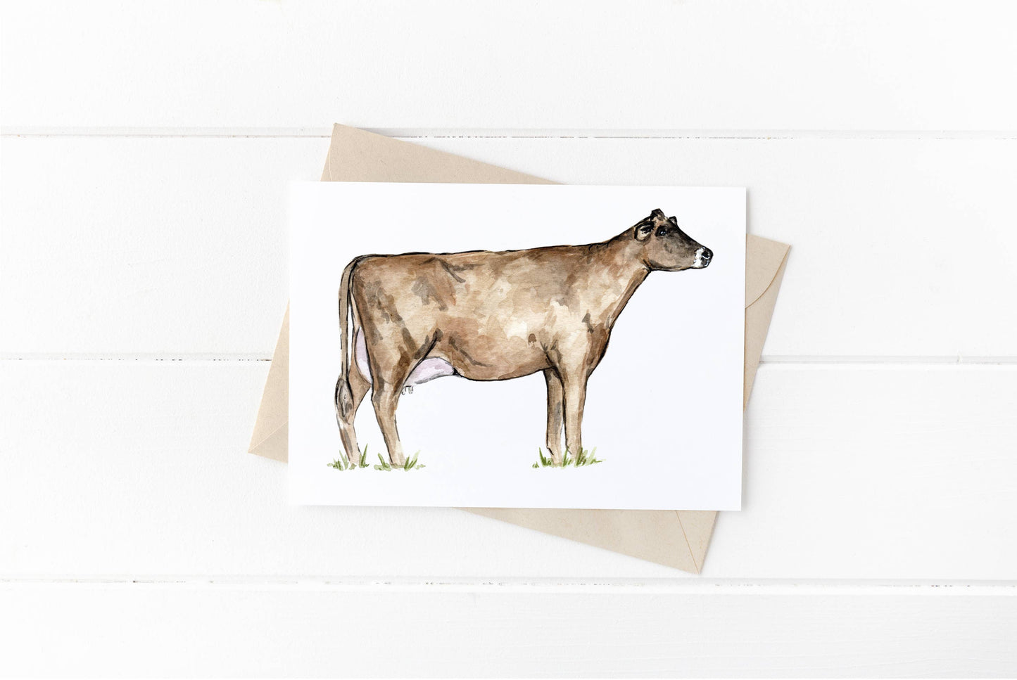 Jersey Cow Greeting Card
