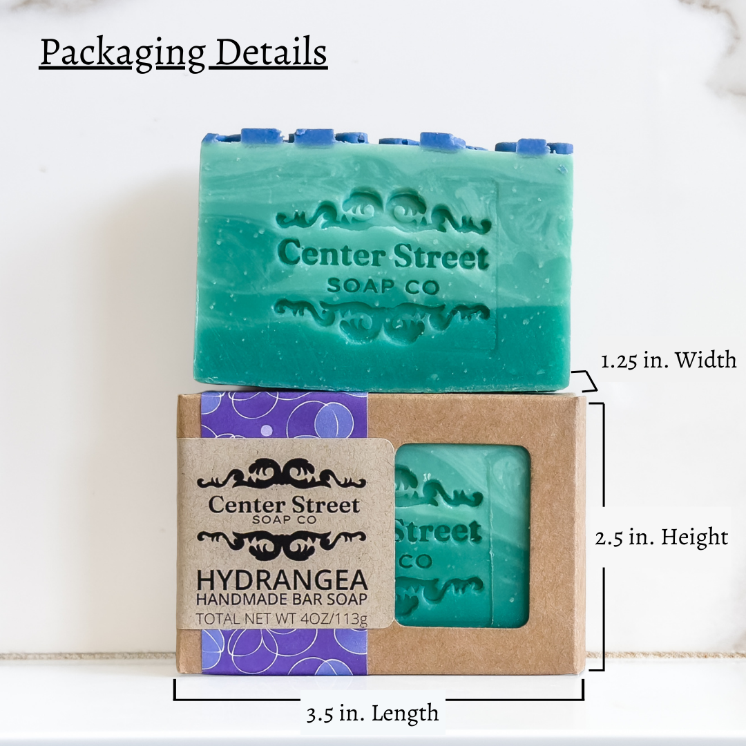 Hydrangea Summer Handmade Soap Bar