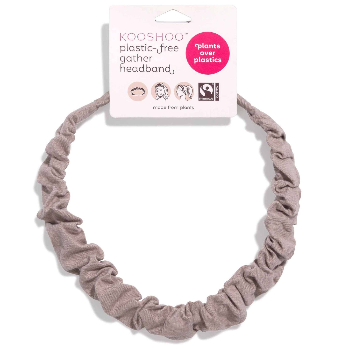 Organic, Plastic-Free Ruched Head Wrap