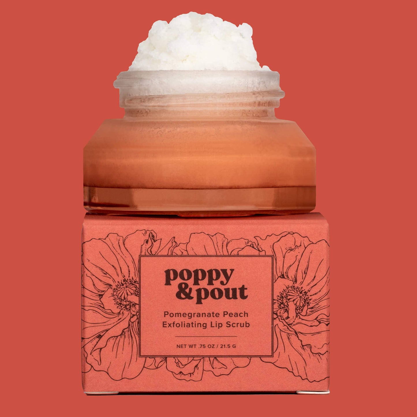 Poppy & Pout Lib Scrub