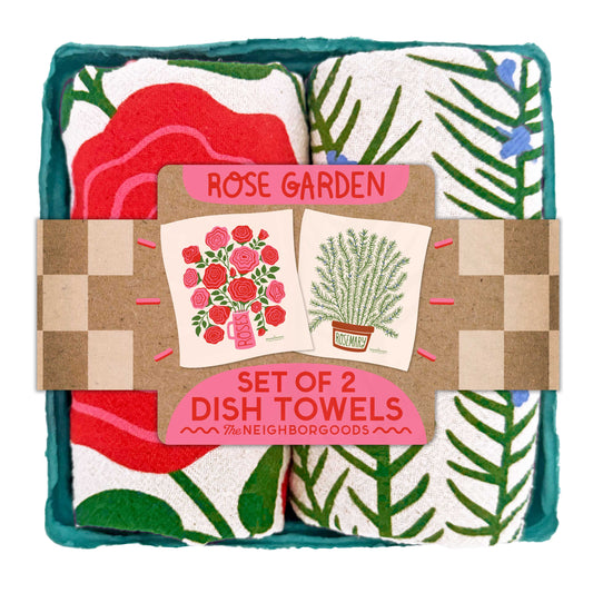 Rose Garden Tea Towel Set