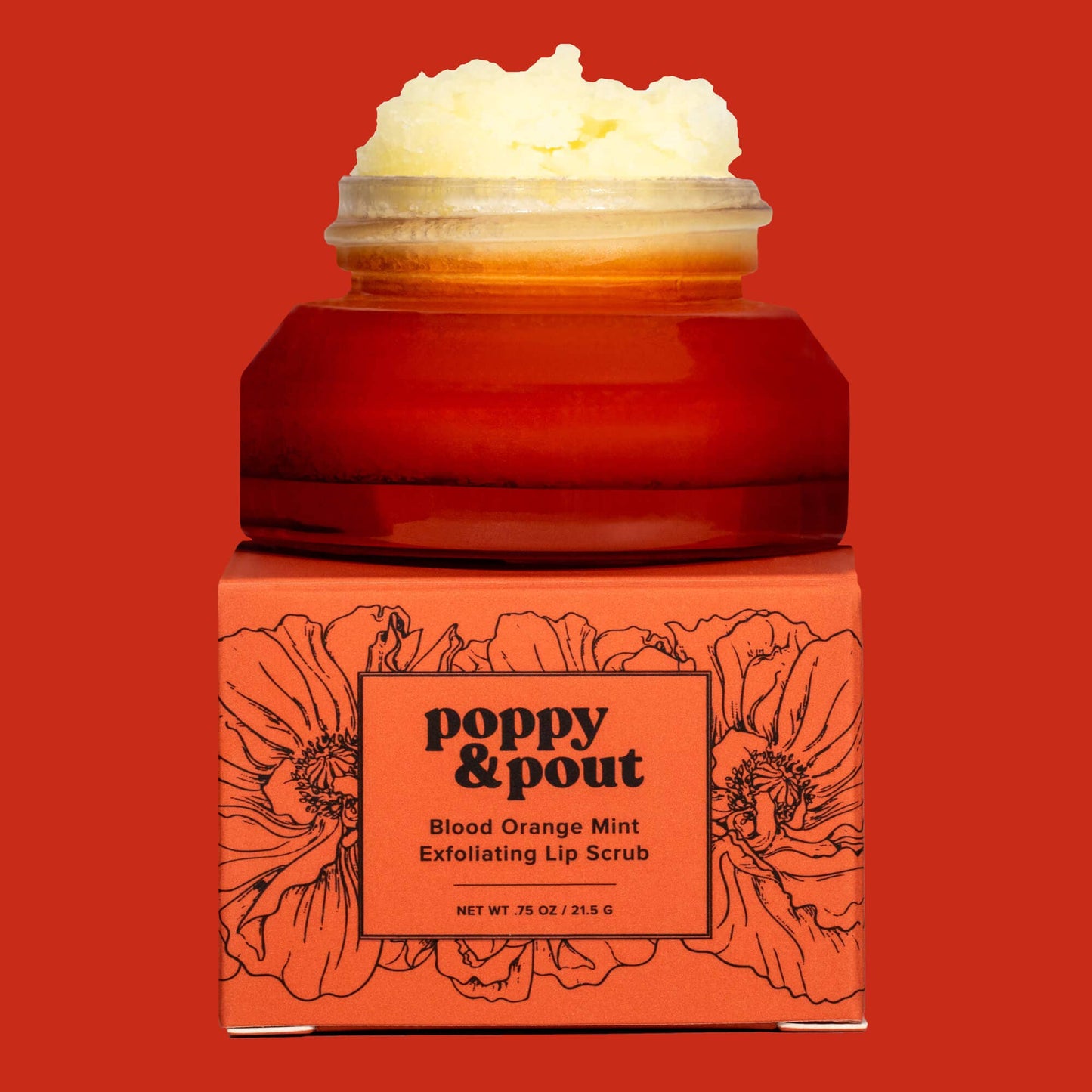 Poppy & Pout Lib Scrub