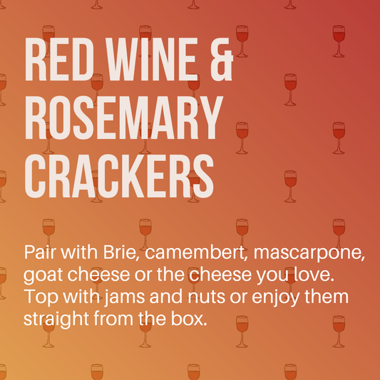 Red Wine & Rosemary Crackers