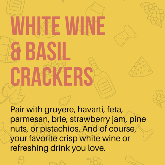 White Wine & Basil Crackers